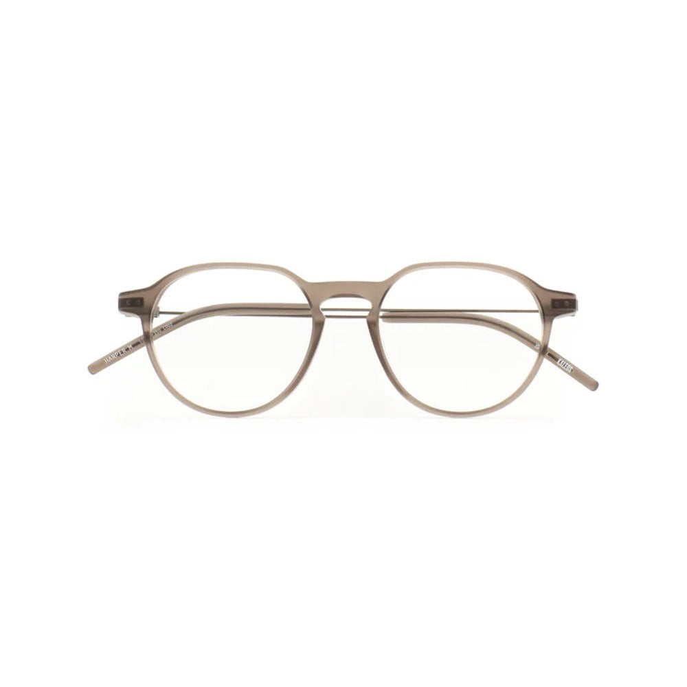 Kaleos Harper M Marron Cristal Mat 02 de face - Les Lunettes de Pauline