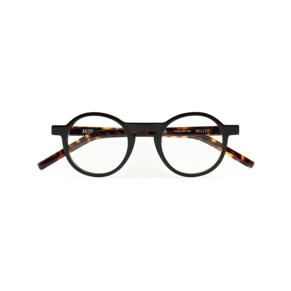 Kaleos Heller Noir 01 de face - Les Lunettes de Pauline