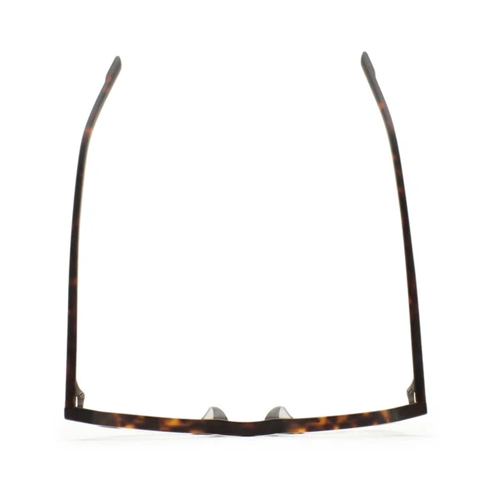 Kaleos Heller Havane Foncé Mat 02 vue de dessus - Les Lunettes de Pauline