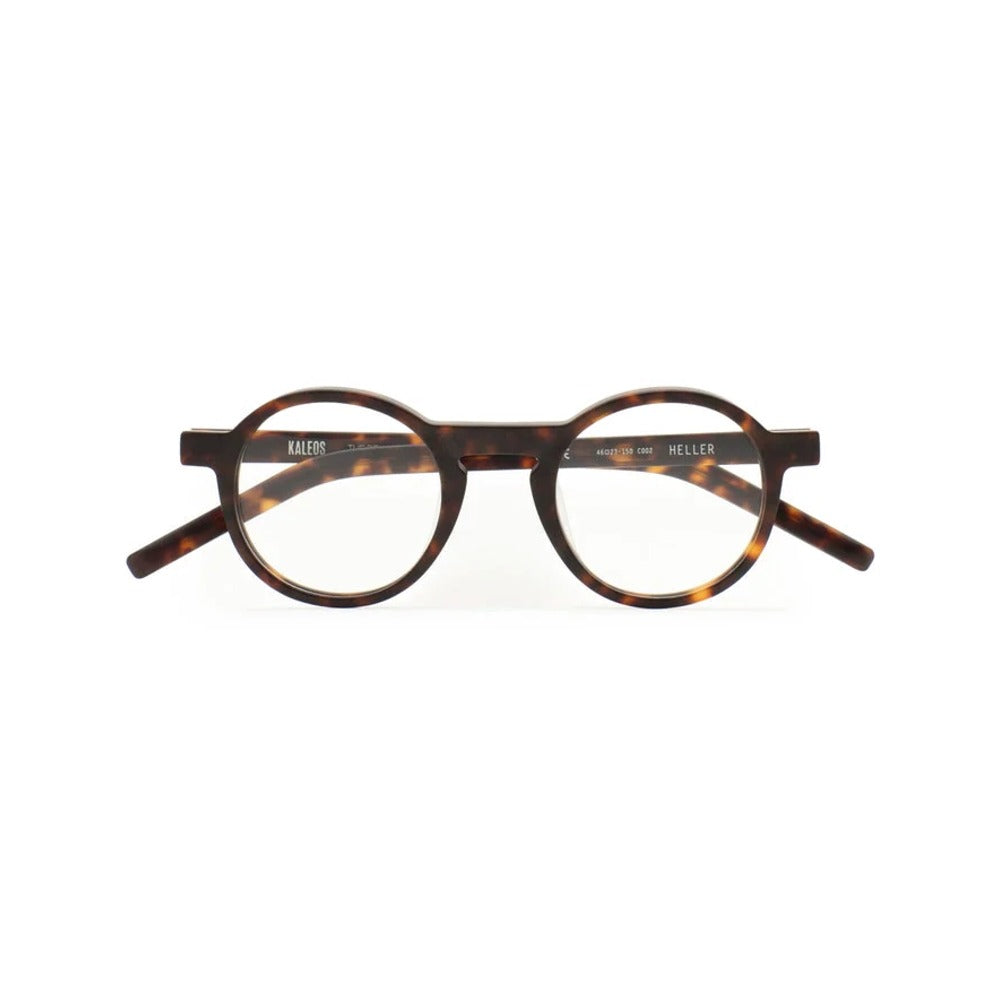 Kaleos Heller Havane Foncé Mat 02 de face - Les Lunettes de Pauline