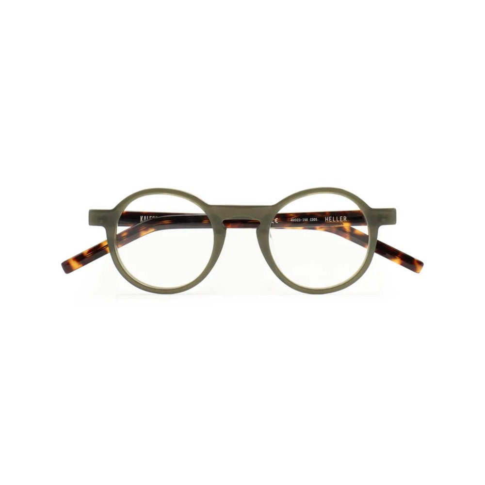Kaleos Heller Kaki Laiteux 05 de face - Les Lunettes de Pauline