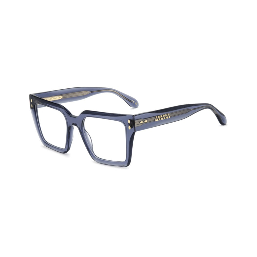 Isabel Marant IM 0175 Bleu Translucide PJP de trois-quarts - Les Lunettes de Pauline