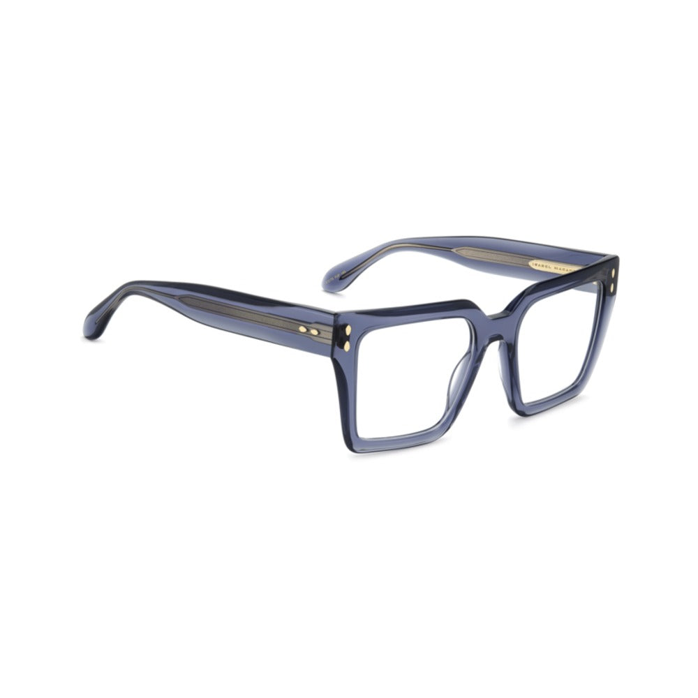 Isabel Marant IM 0175 Bleu Translucide PJP de trois-quarts opposée - Les Lunettes de Pauline