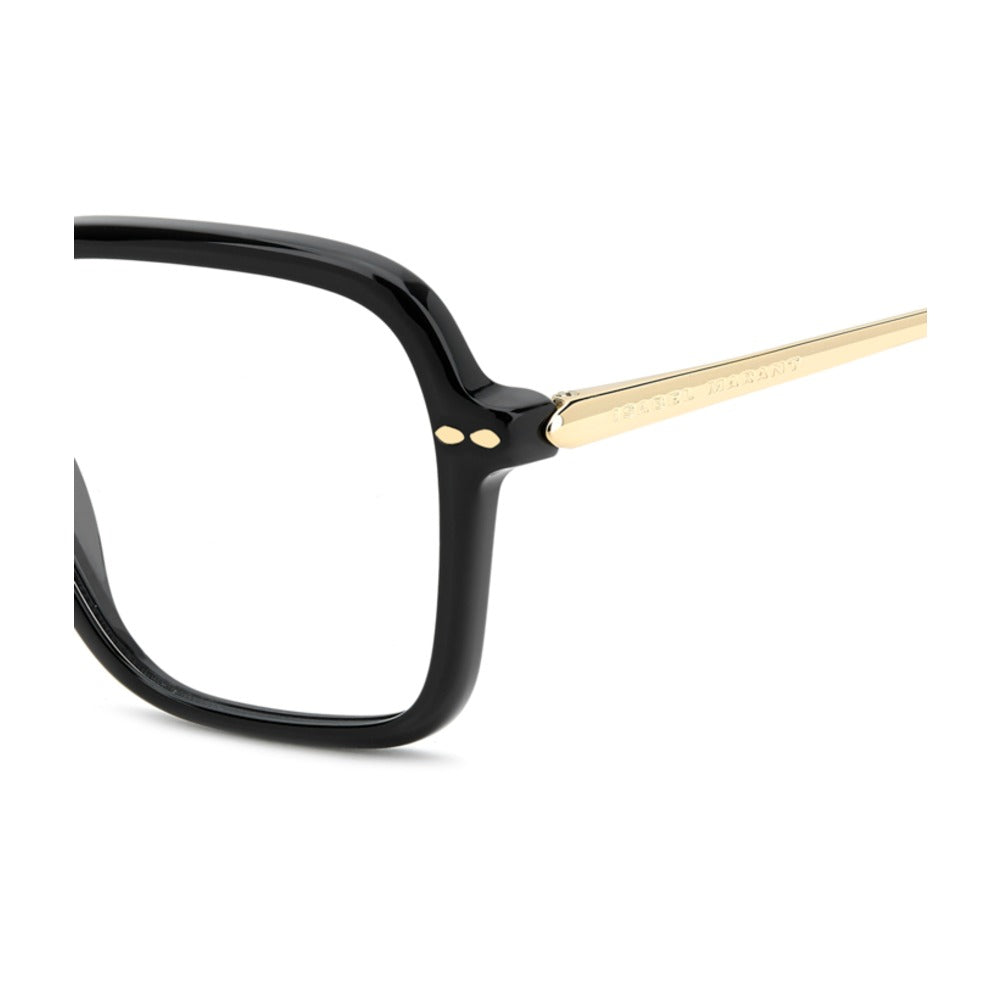 Isabel Marant IM 0230 Noir Or 2M2 en détail des branches - Les Lunettes de Pauline