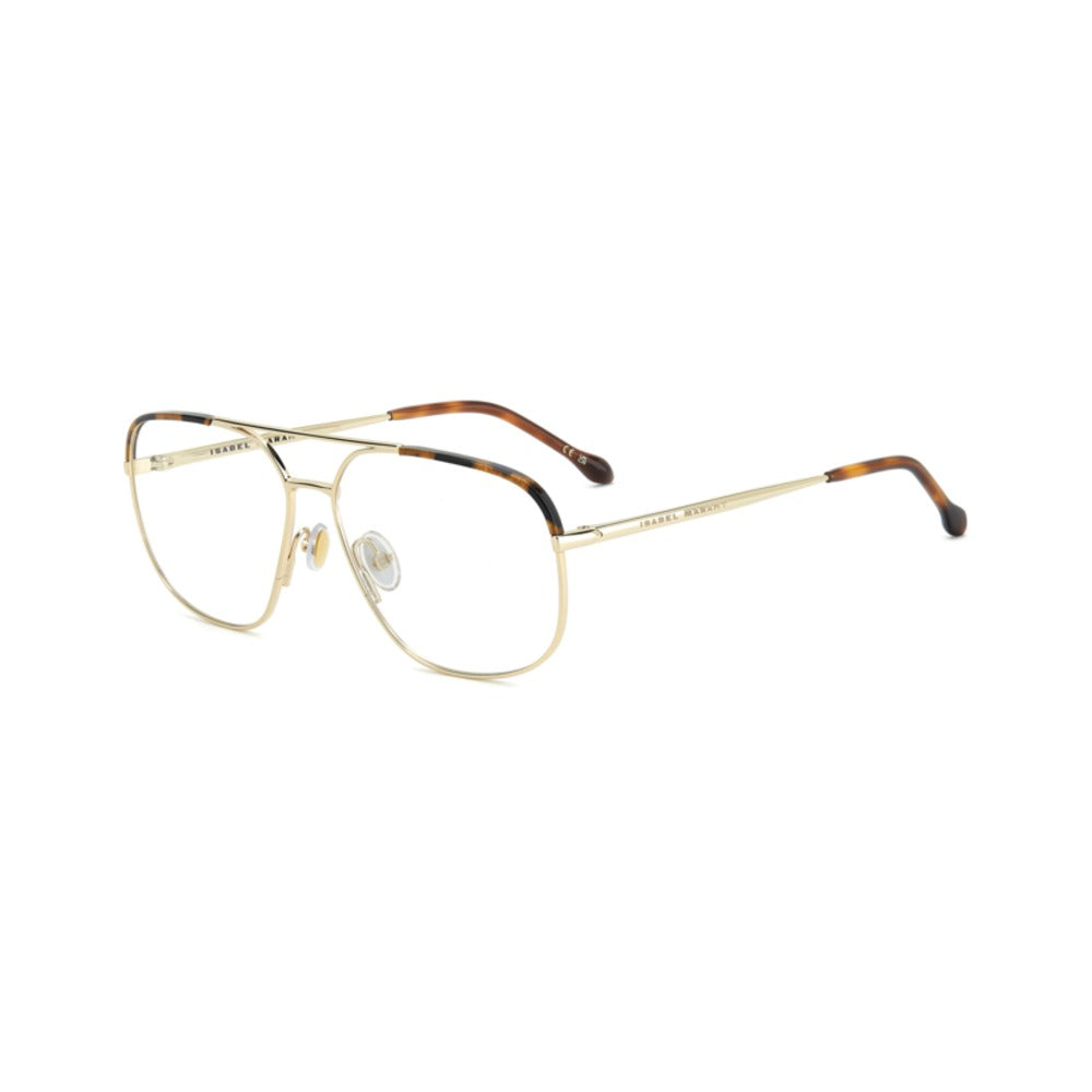 Isabel Marant IM 0262 Havane Or 2IK de trois-quarts - Les Lunettes de Pauline