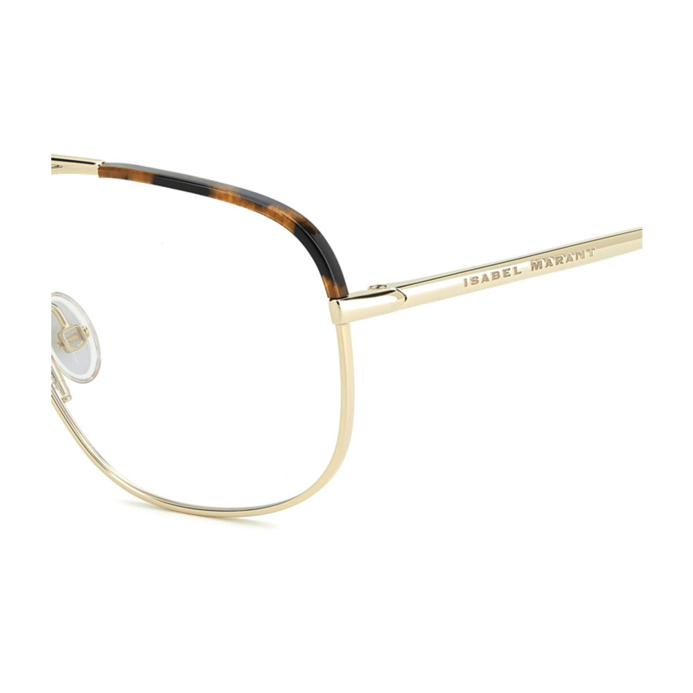 Isabel Marant IM 0262 Havane Or 2IK en détail des branches - Les Lunettes de Pauline