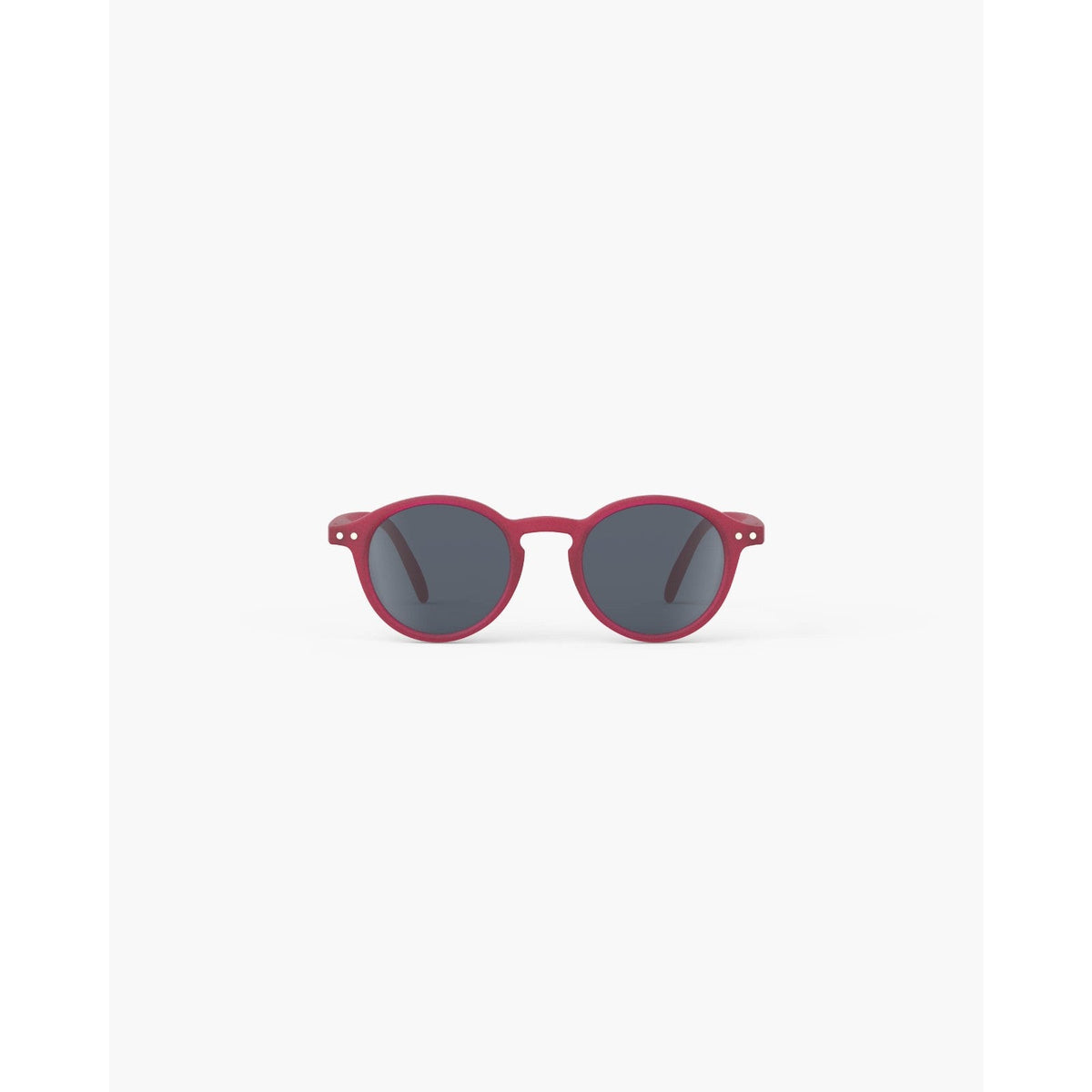 IZIPIZI #D Solaire Enfant Polarisée Rouge Cranberry 5-7 ans de face - Les Lunettes de Pauline