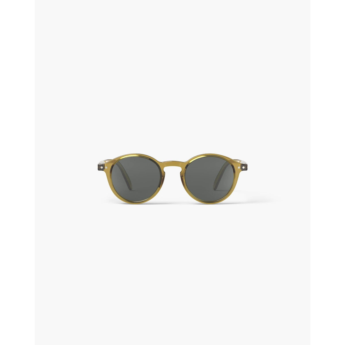 IZIPIZI #D Solaire Enfant Polarisée Vert Doré 7-11 ans de face - Les Lunettes de Pauline