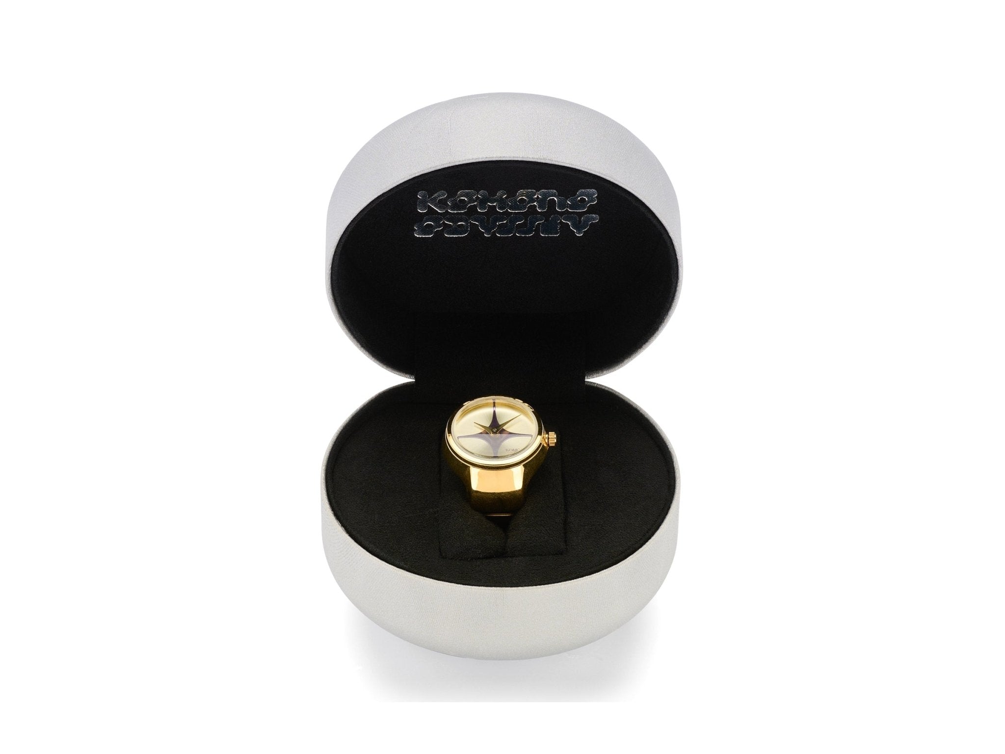 Komono Bague Montre Améthyste Noor Gold - Les Lunettes de Pauline