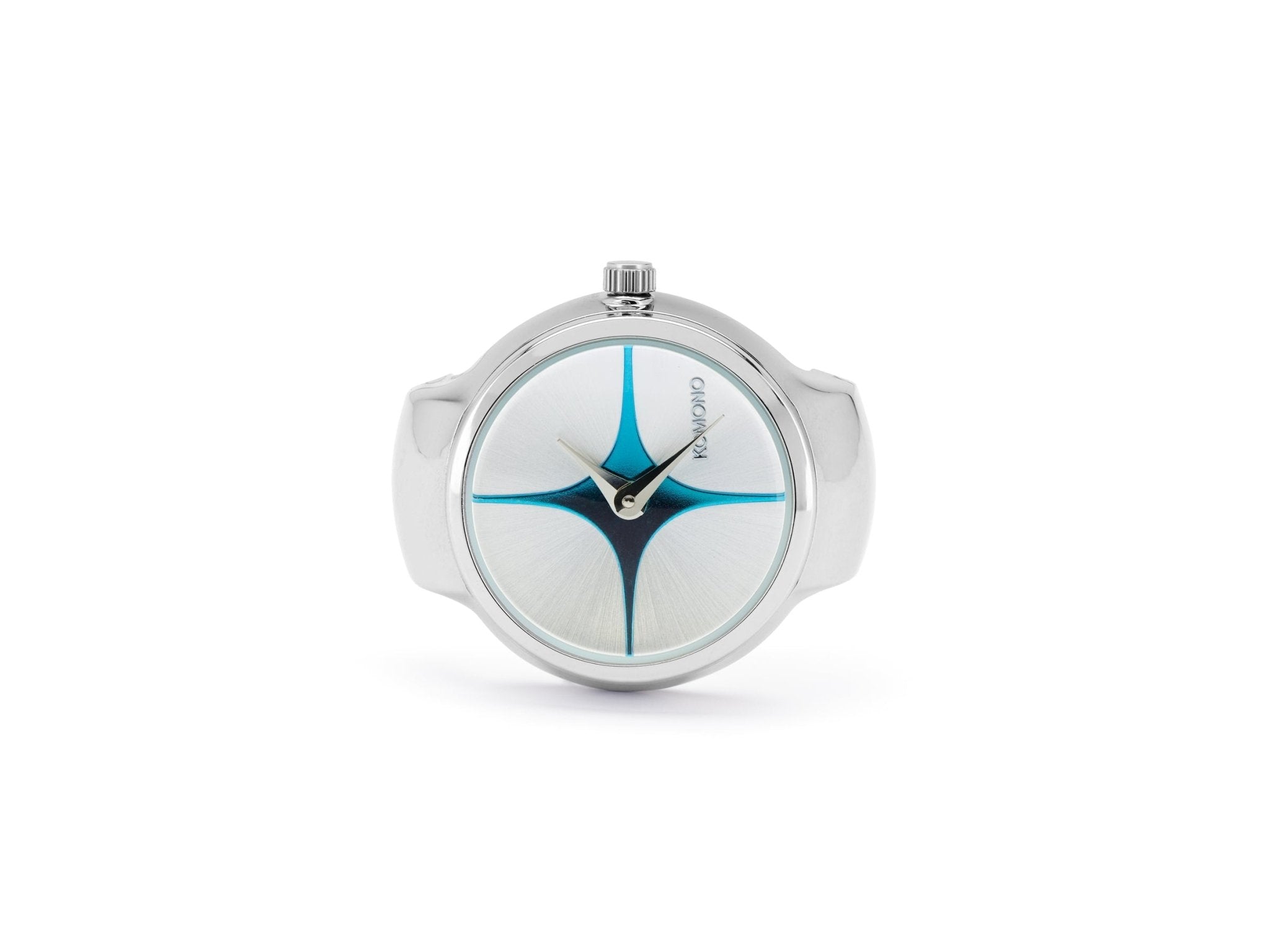 Komono Bague Montre Noor Silver Moonstone - Les Lunettes de Pauline