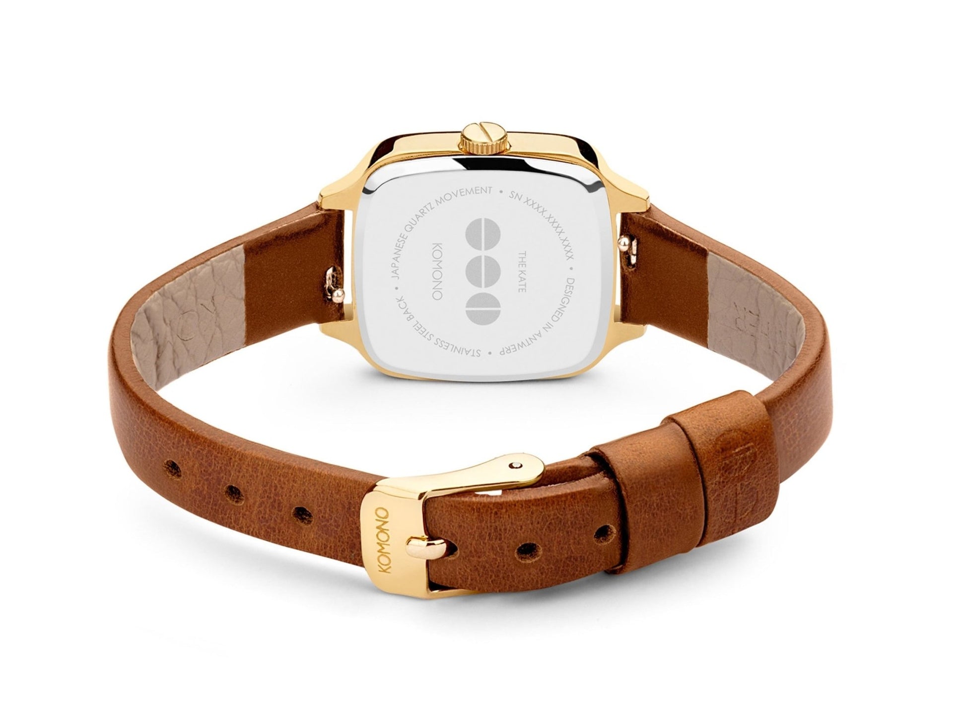 Komono Montre Gold Tan - Les Lunettes de Pauline