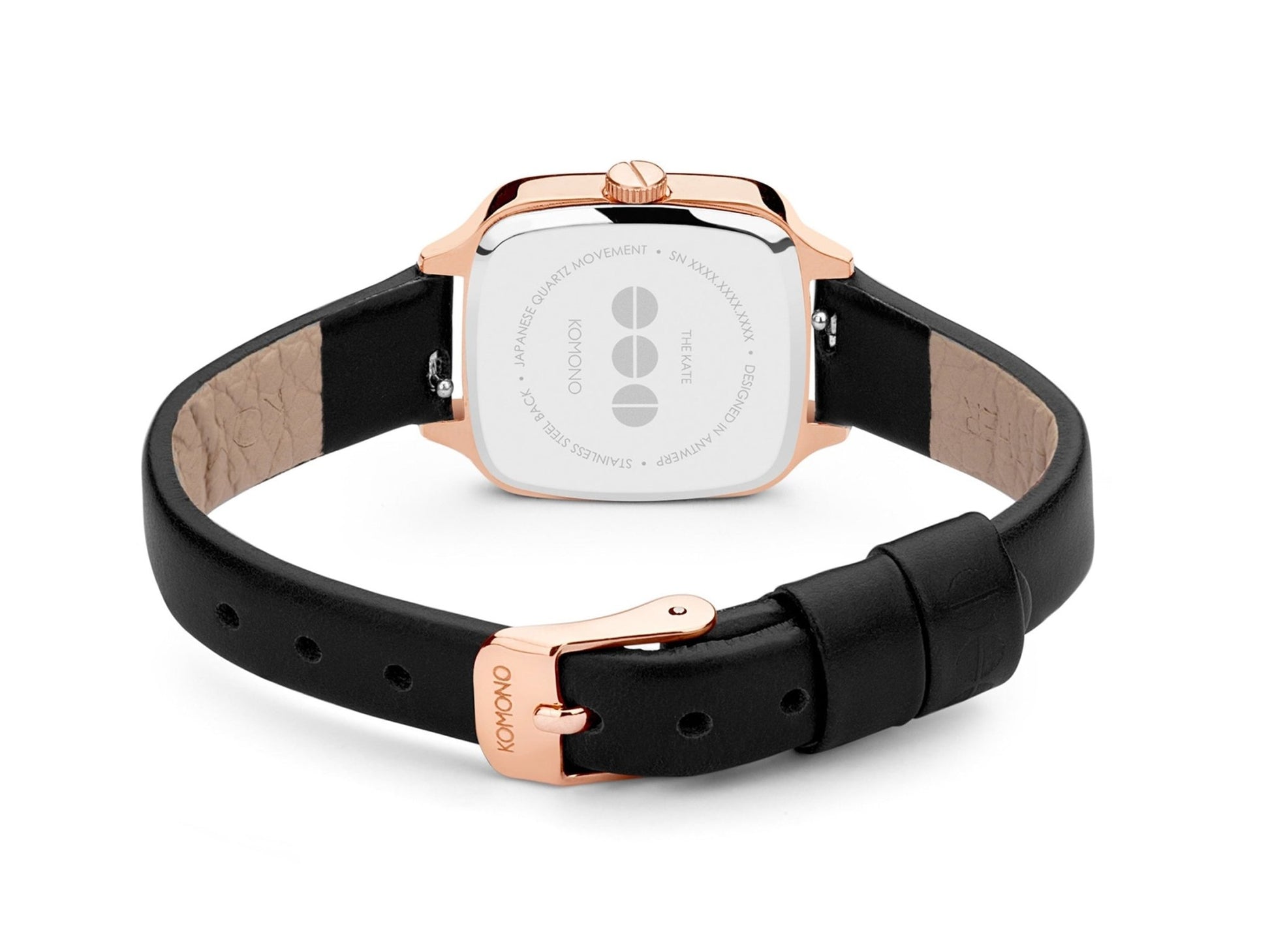 Komono Montre Kate Black Rose - Les Lunettes de Pauline