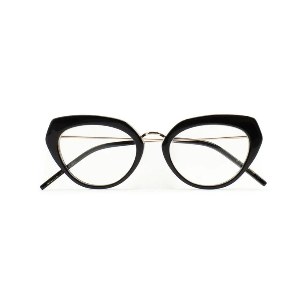 Kaleos Kostich Noir 01 de face - Les Lunettes de Pauline