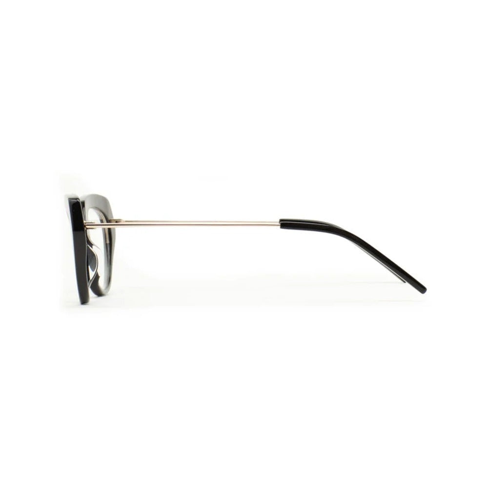 Kaleos Kostich Noir 01 vue de profil - Les Lunettes de Pauline