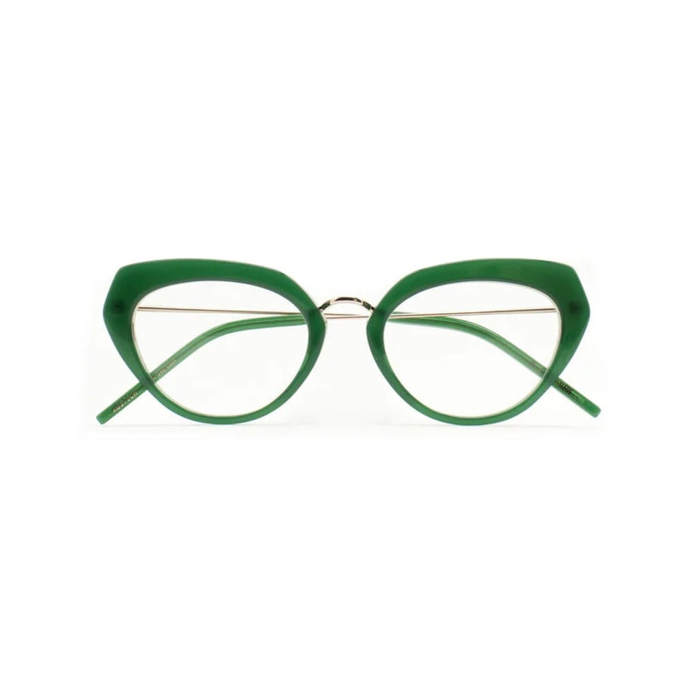Kaleos Kostich Vert Laiteux 04 de face - Les Lunettes de Pauline
