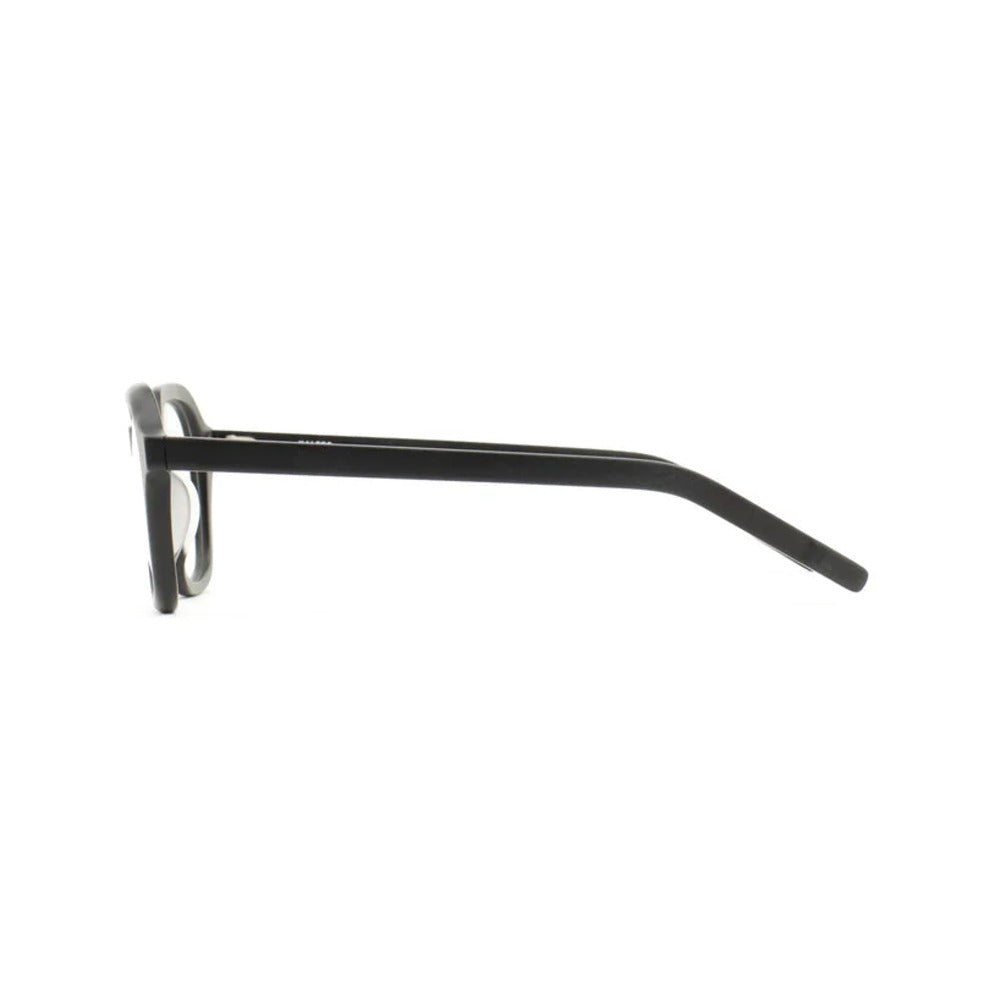Kaleos Lawrence Noir Mat 01 vue de profil - Les Lunettes de Pauline
