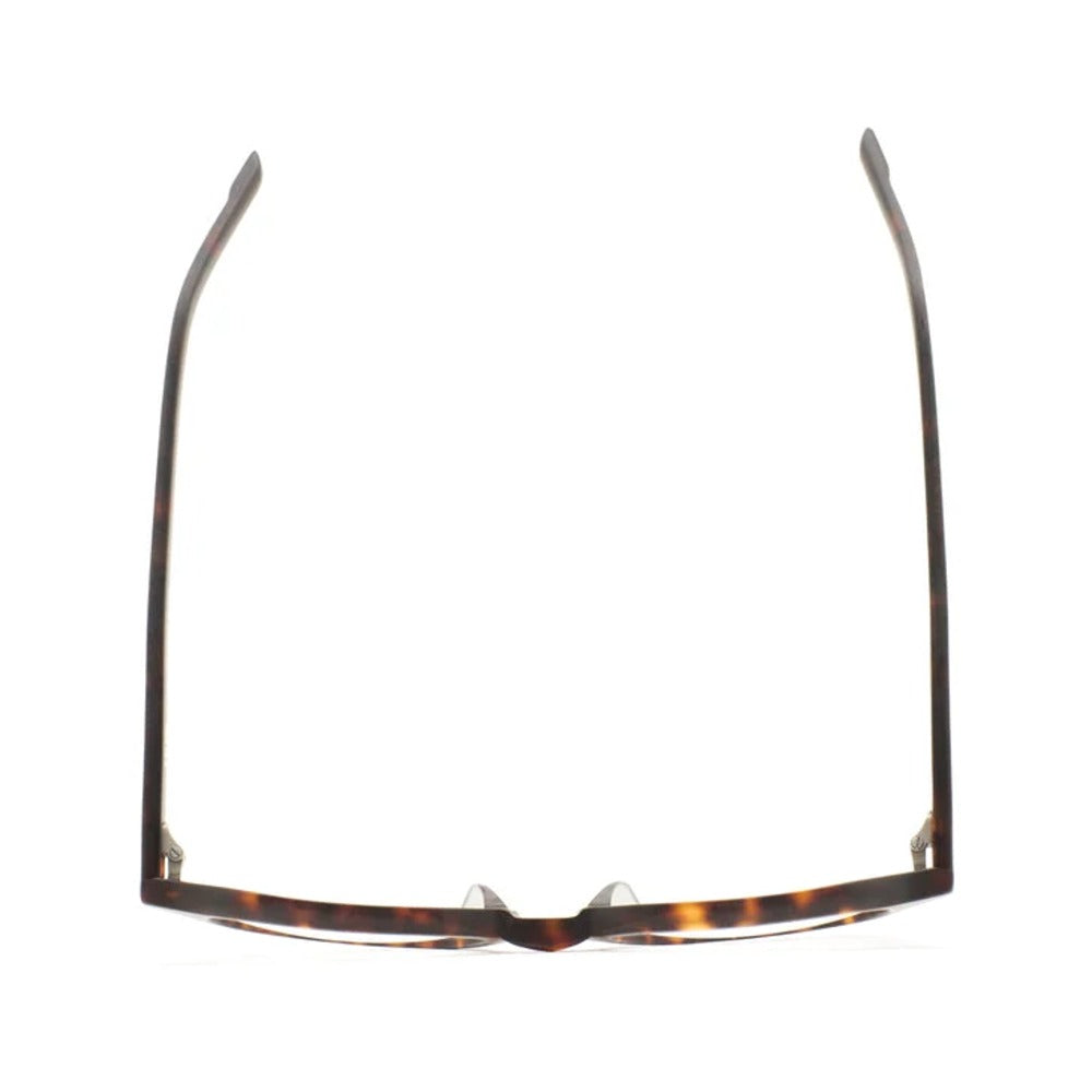 Kaleos Lawrence Havane Foncé Mat 02 vue de dessus - Les Lunettes de Pauline