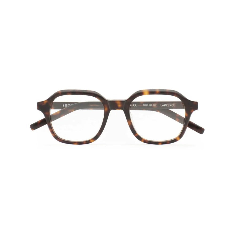 Kaleos Lawrence Havane Foncé Mat 02 de face - Les Lunettes de Pauline