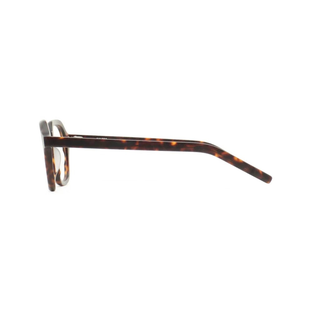 Kaleos Lawrence Havane Foncé Mat 02 vue de profil - Les Lunettes de Pauline
