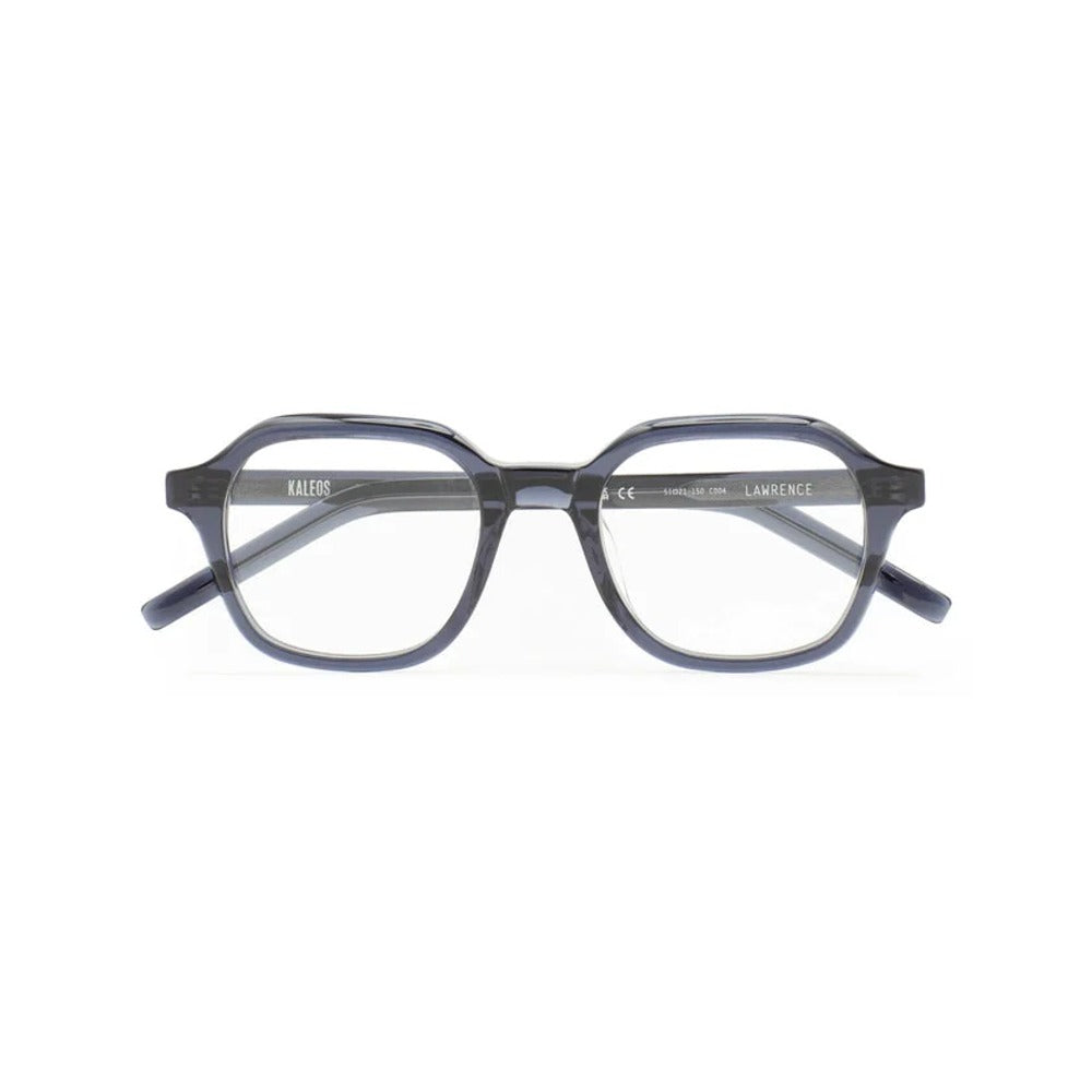Kaleos Lawrence Bleu Marine Cristal 04 de face - Les Lunettes de Pauline