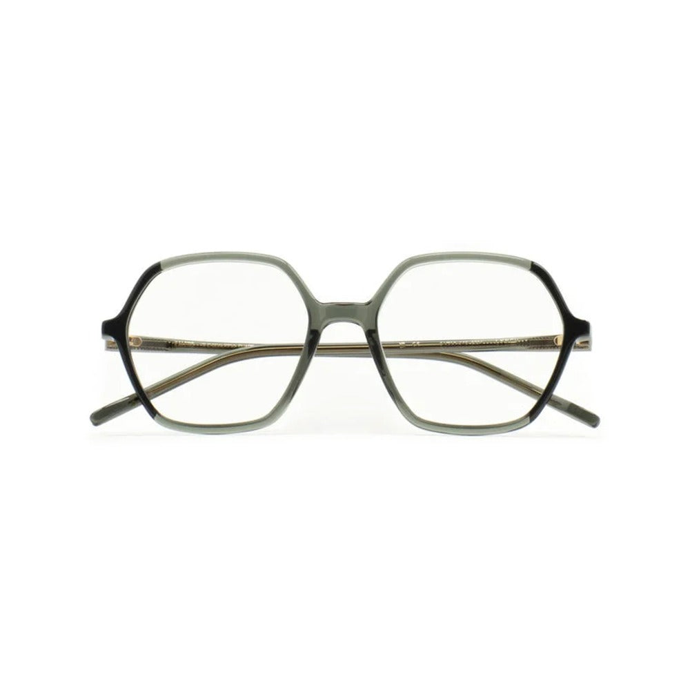 Kaleos Lynch Kaki Cristal 04 de face - Les Lunettes de Pauline