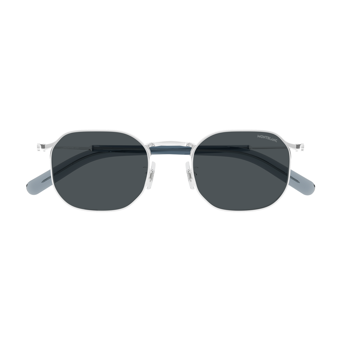 Montblanc Snowcap MB0459S Argent 002 de face - Les Lunettes de Pauline