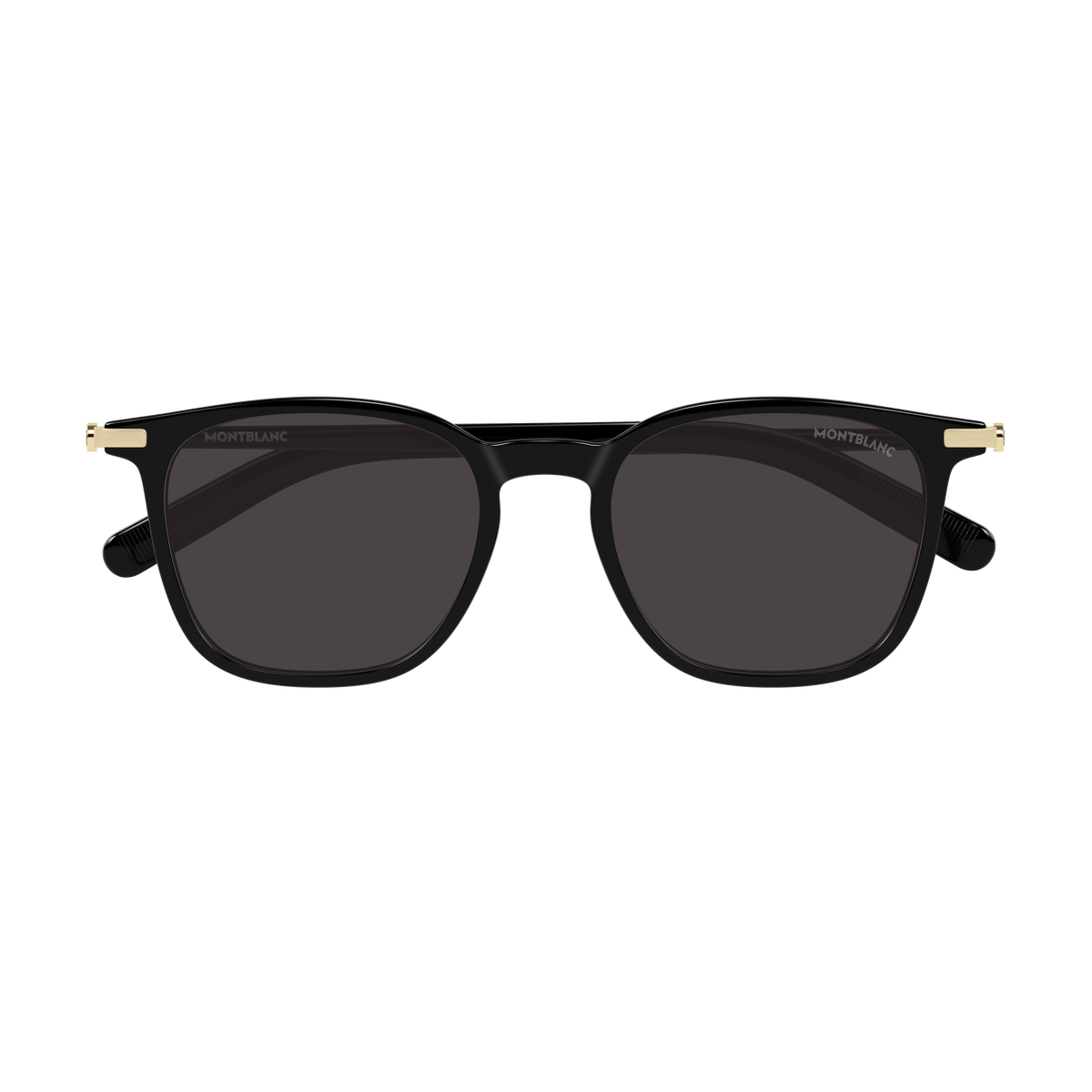 Montblanc Snowcap MB0460S Noir 001 de face - Les Lunettes de Pauline
