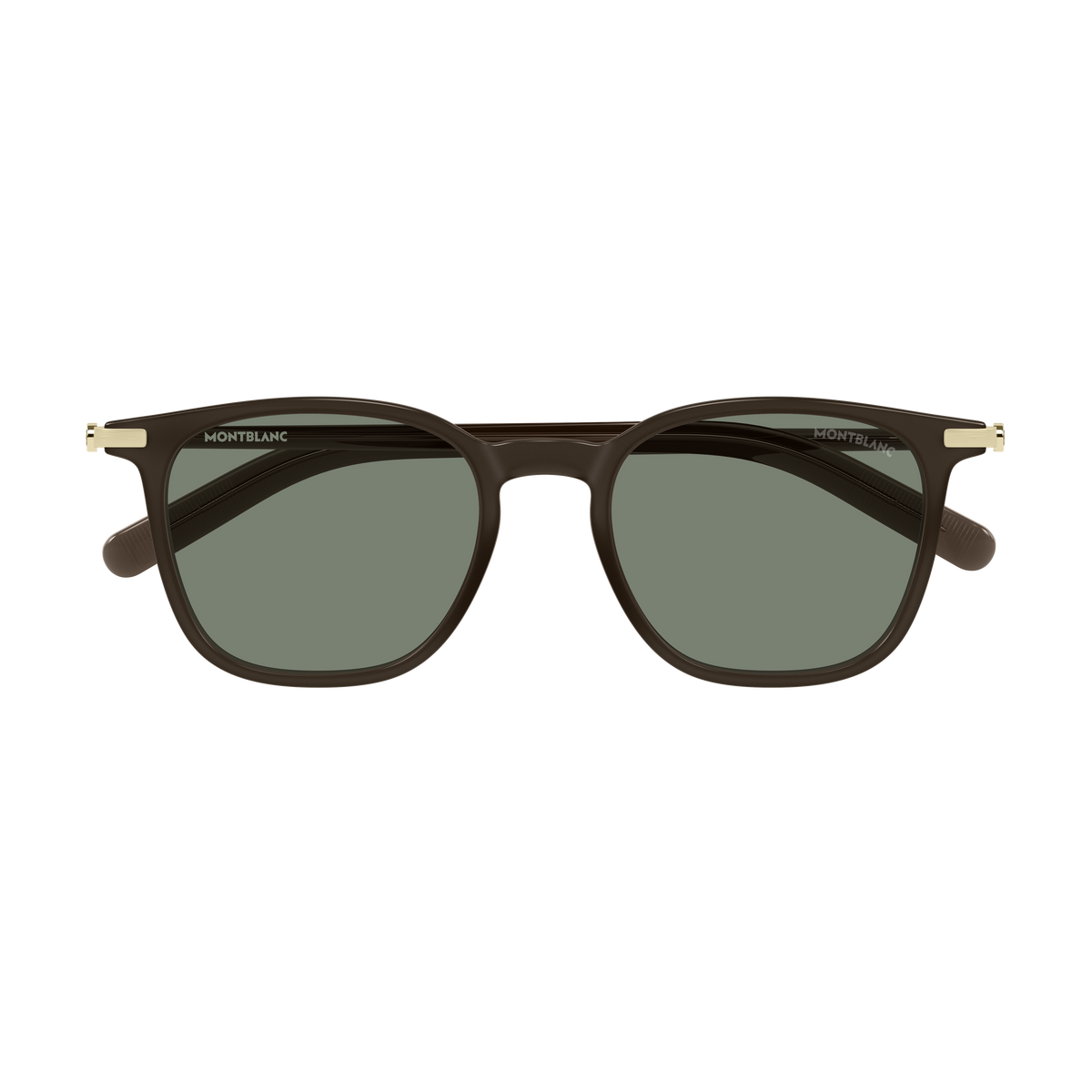 Montblanc Snowcap MB0460S Brun Foncé 004 de face - Les Lunettes de Pauline