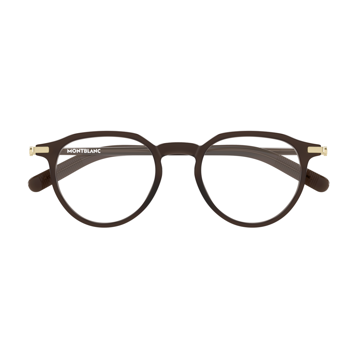 Montblanc Snowcap MB0495O Brun 004 de face - Les Lunettes de Pauline