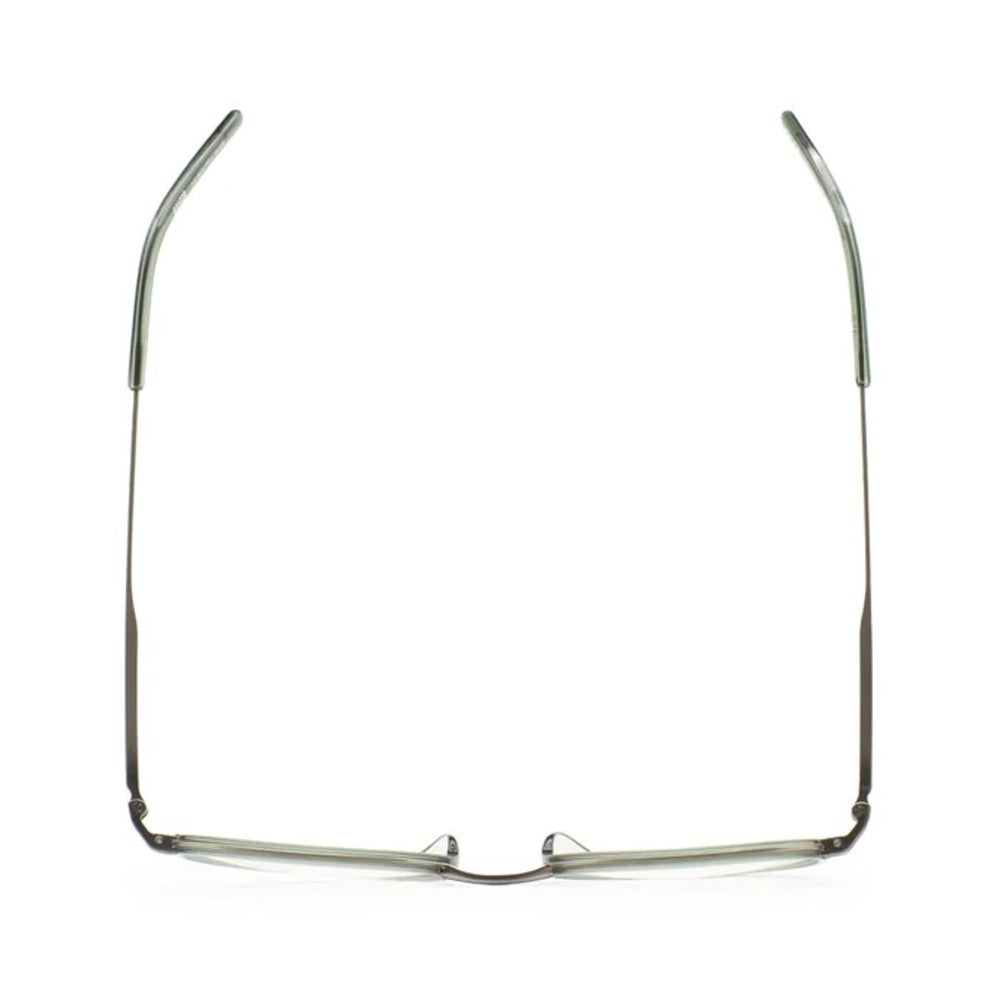 Kaleos Meacham Titane Kaki Cristal 03 vue de dessus - Les Lunettes de Pauline