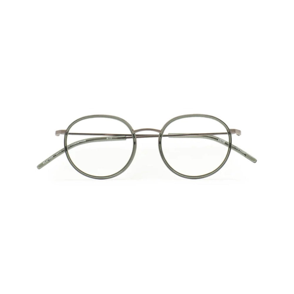 Kaleos Meacham Titane Kaki Cristal 03 de face - Les Lunettes de Pauline
