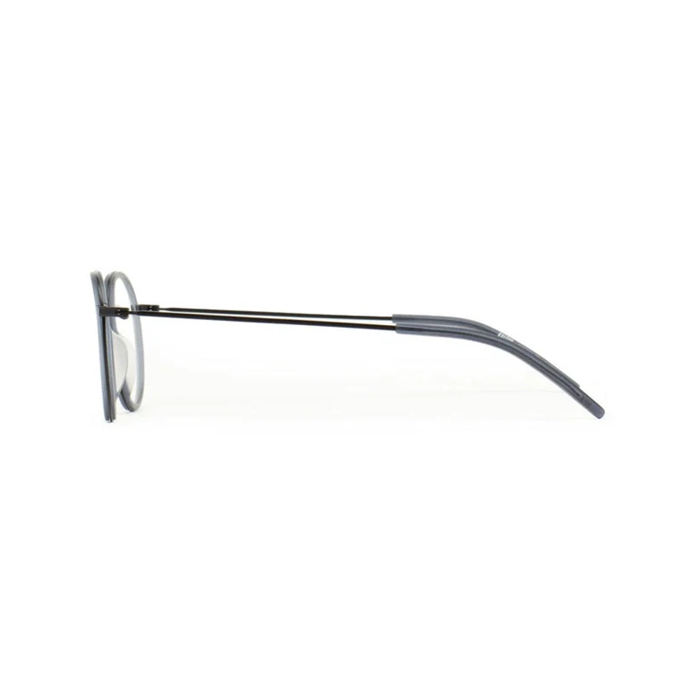 Kaleos Meacham Titane Bleu Marine Cristal Mat 04 vue de profil - Les Lunettes de Pauline