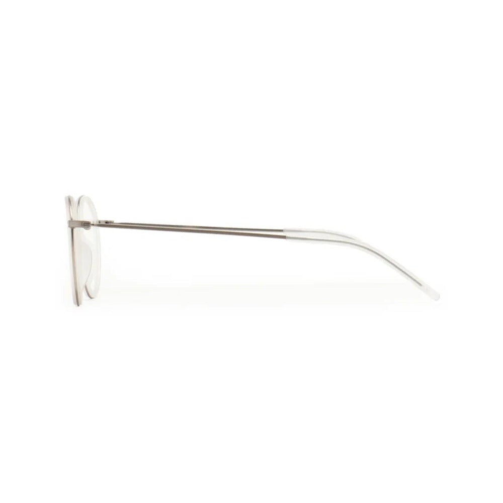 Kaleos Meacham Titane Cristal Mat 05 vue de profil - Les Lunettes de Pauline