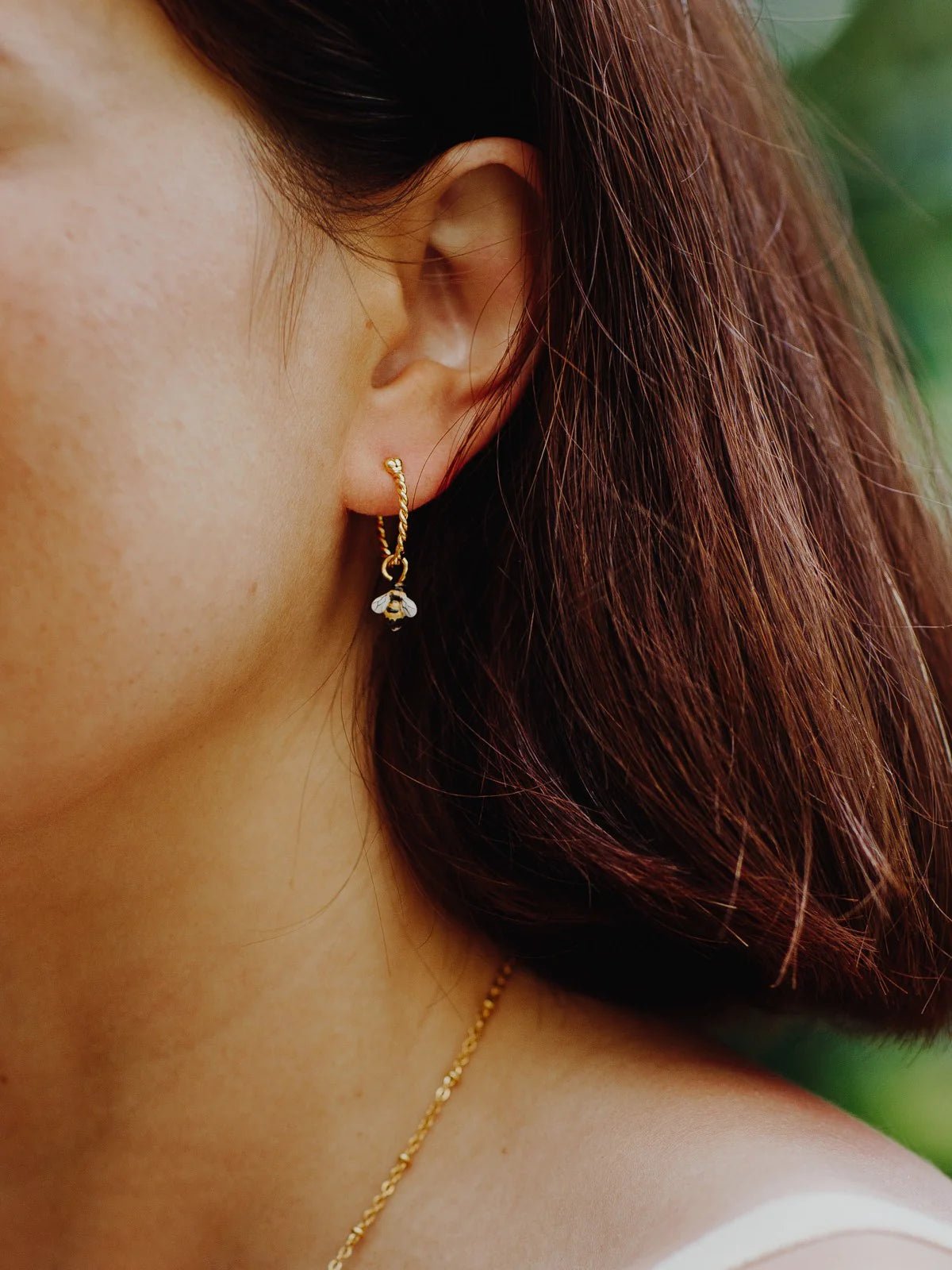 Mini créole abeille - Vendue à l'unité - Nach - Les Lunettes de Pauline