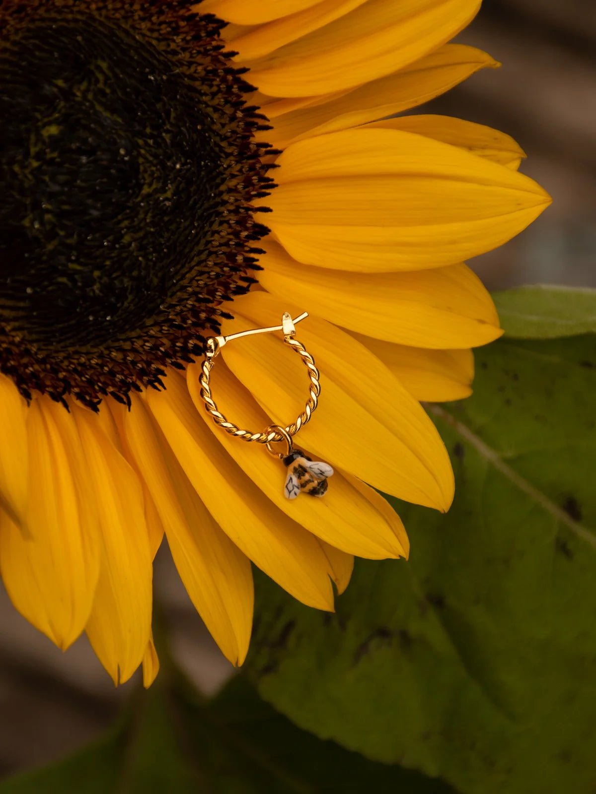 Mini créole abeille - Vendue à l'unité - Nach - Les Lunettes de Pauline