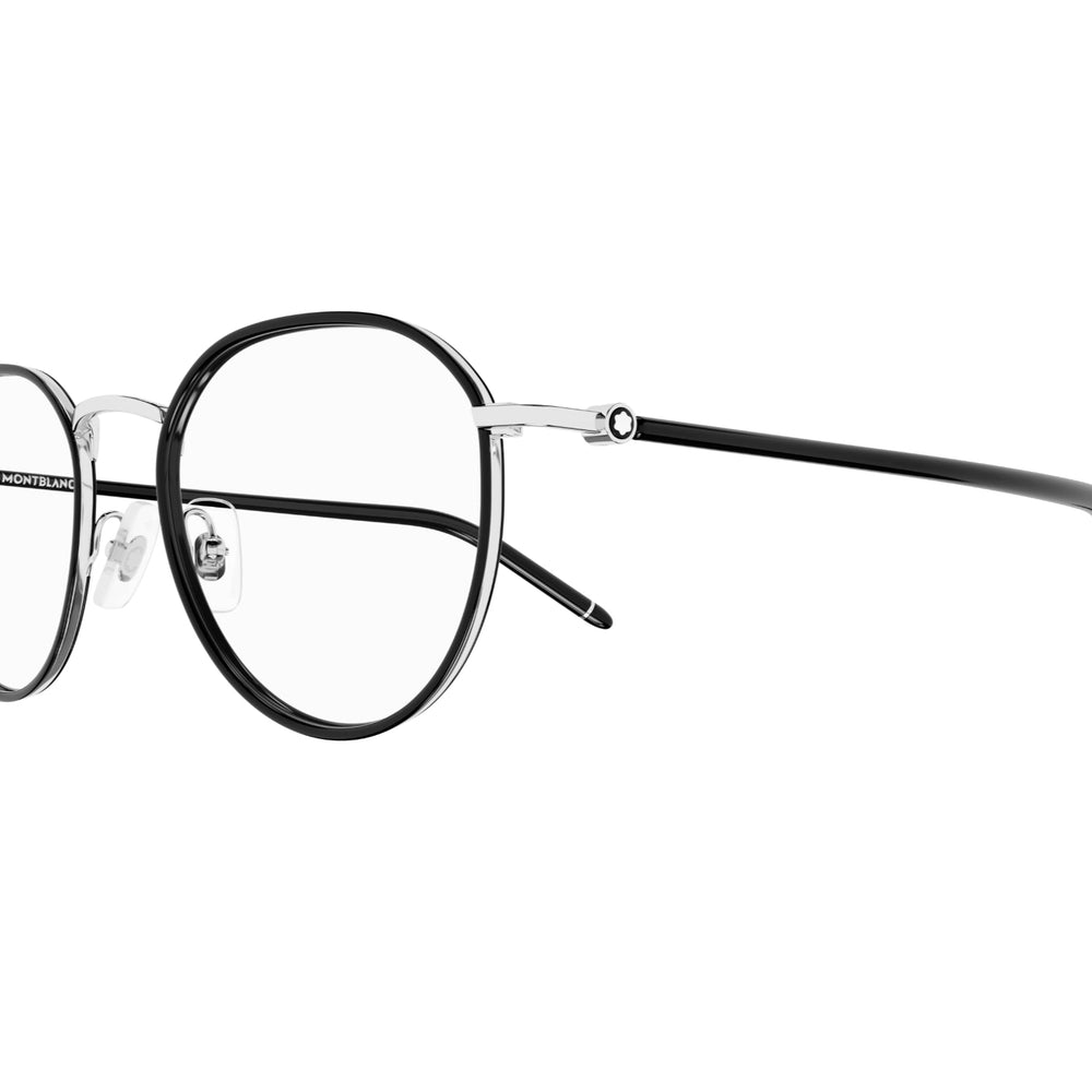 Montblanc MB0342OA Noir 001, détail des branches - Les Lunettes de Pauline