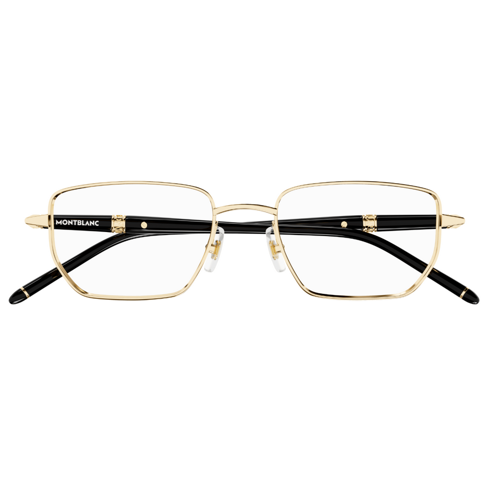 Montblanc MB0347O Doré 004 de face - Les Lunettes de Pauline