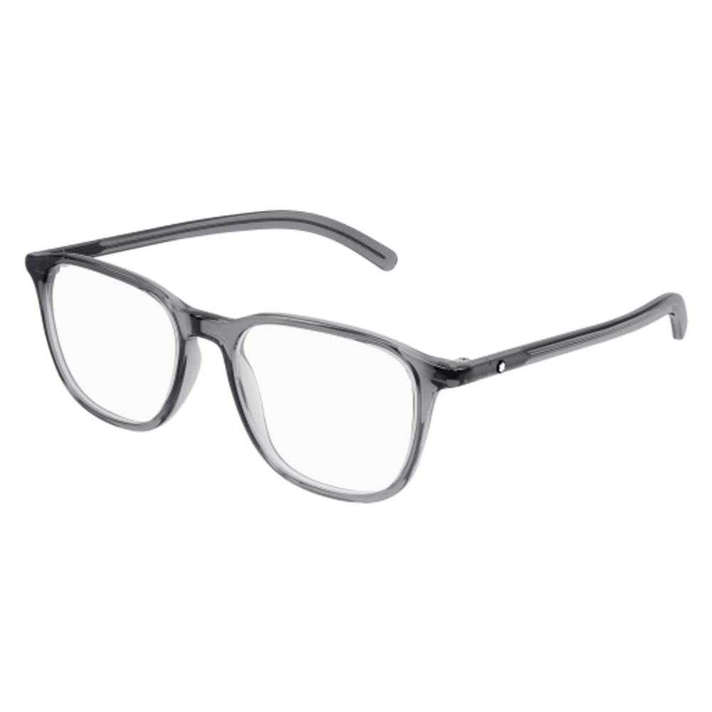 Montblanc MB0386O Gris Transparent 004 - Les Lunettes de Pauline
