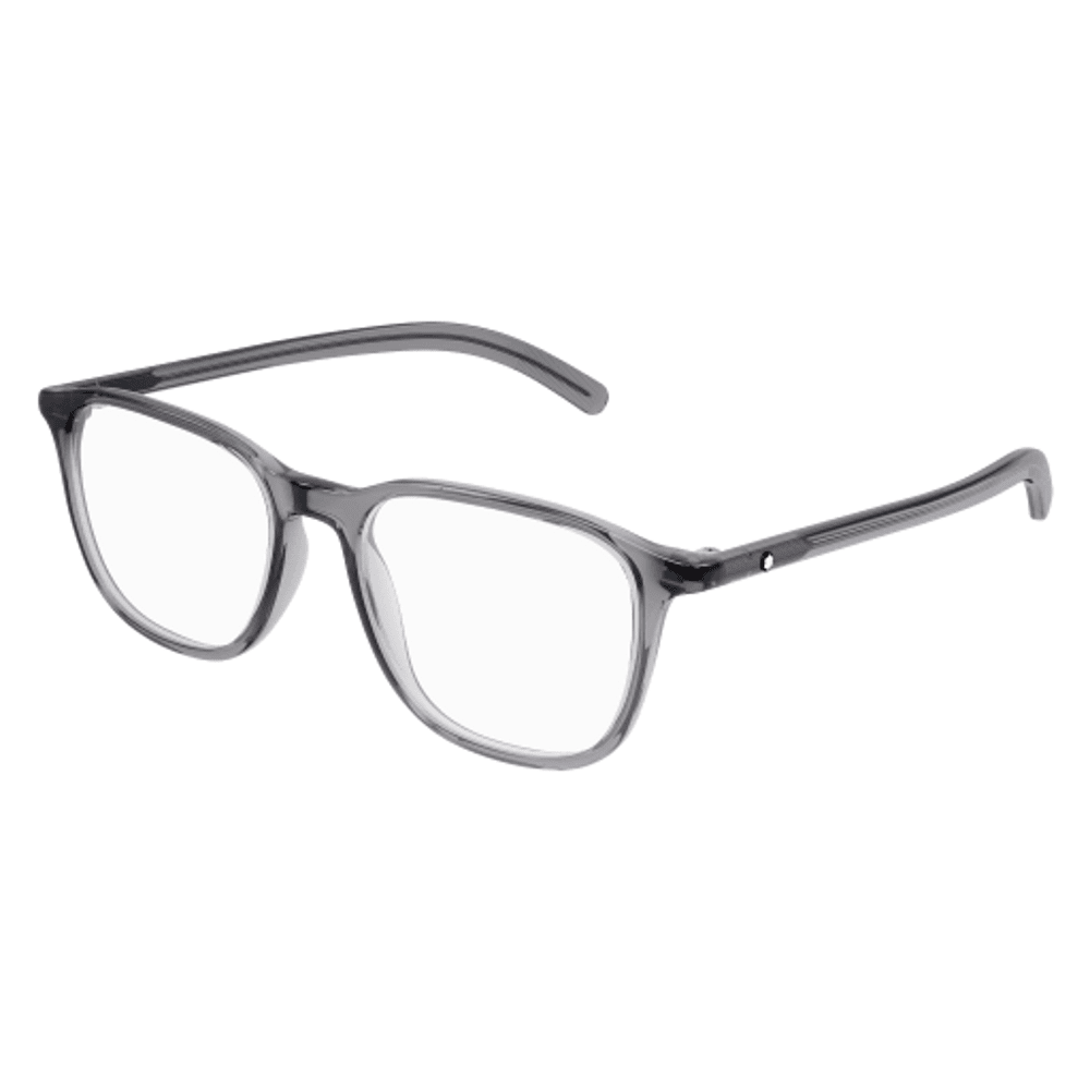 Montblanc MB0386O Gris Transparent 004 - Les Lunettes de Pauline