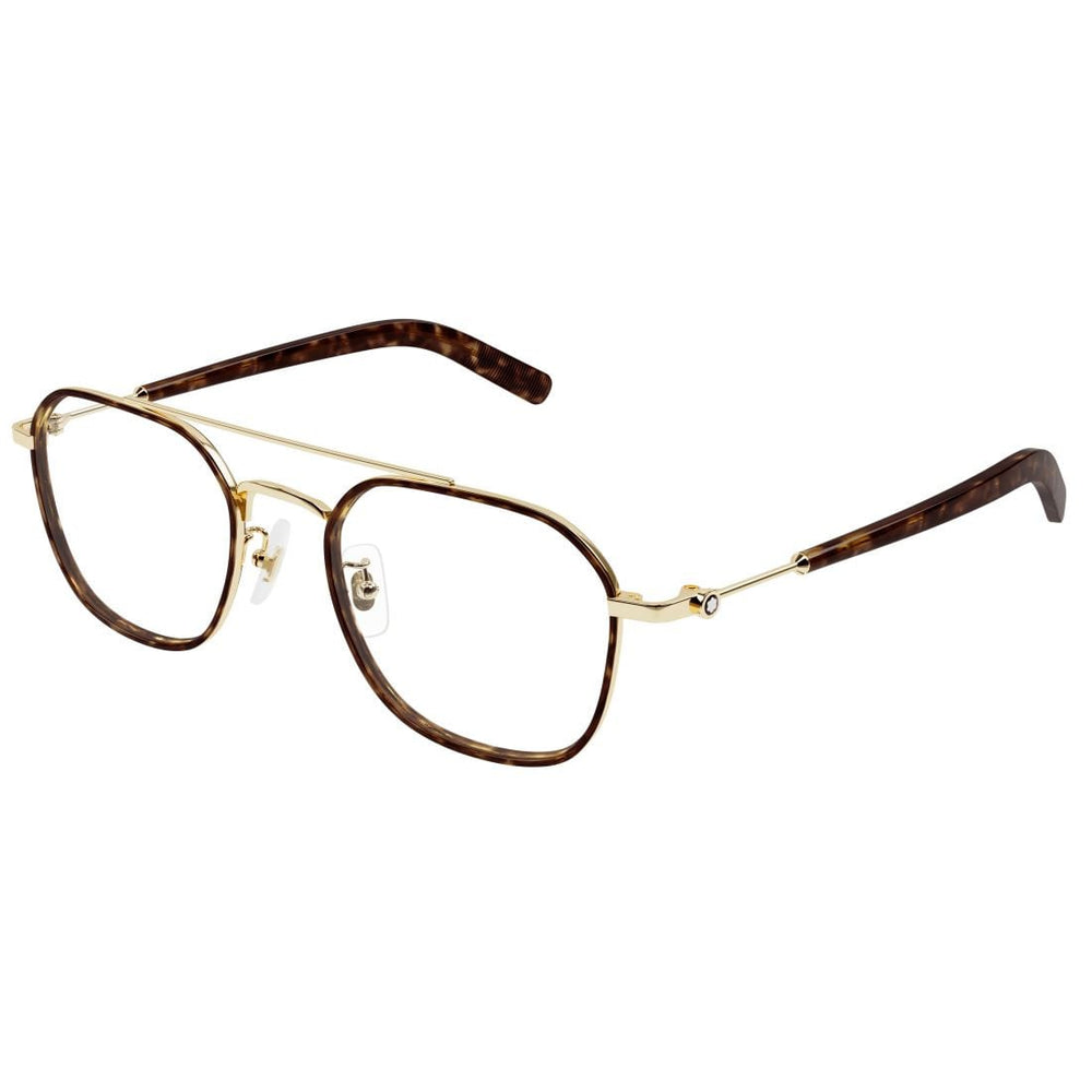 Montblanc MB0391OA Doré Havane 003 - Les Lunettes de Pauline