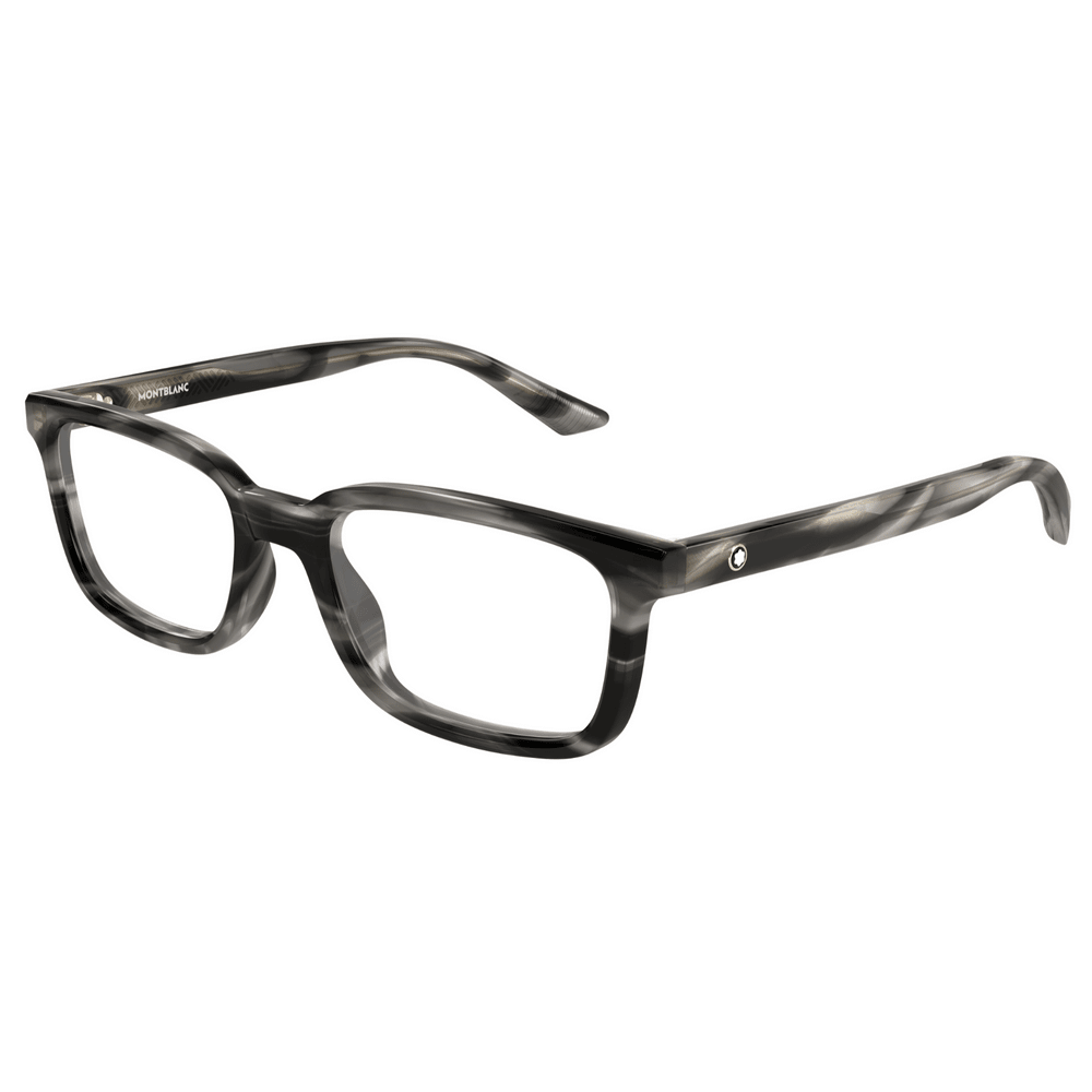 Montblanc MB0458OL Gris Écaille 009 - Les Lunettes de Pauline