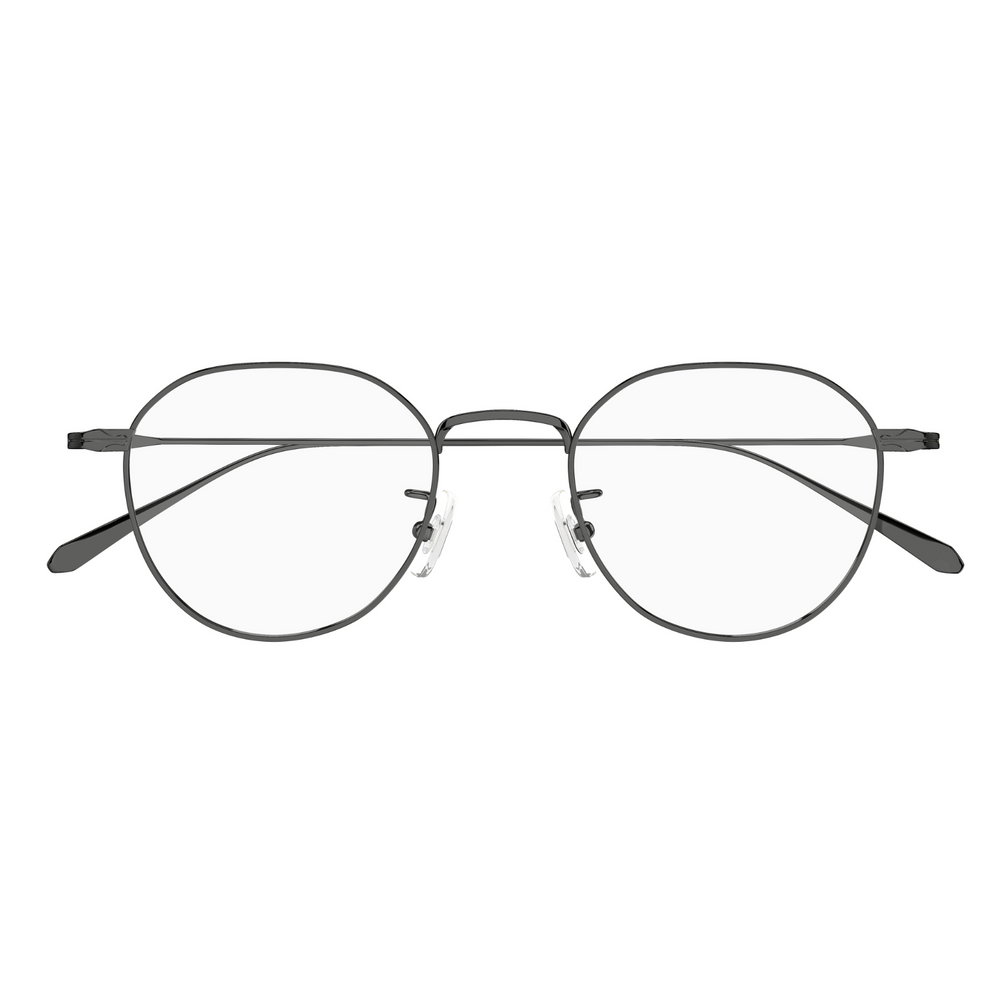 Montblanc MB0476OA Gris Anthracite 003 de face - Les Lunettes de Pauline