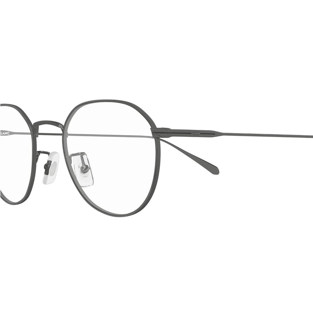 Montblanc MB0476OA Gris Anthracite 003, détail des branches - Les Lunettes de Pauline