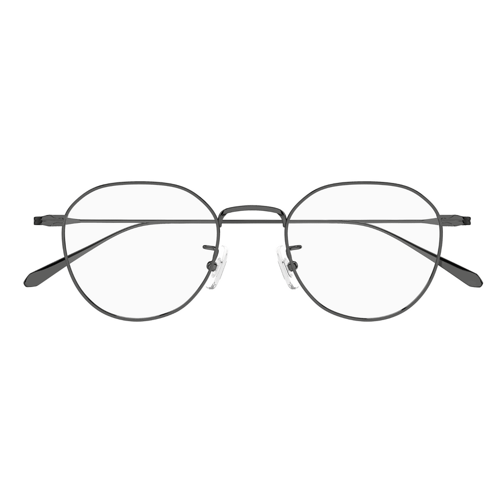Montblanc MB0476OA Gris Anthracite 003 de face - Les Lunettes de Pauline
