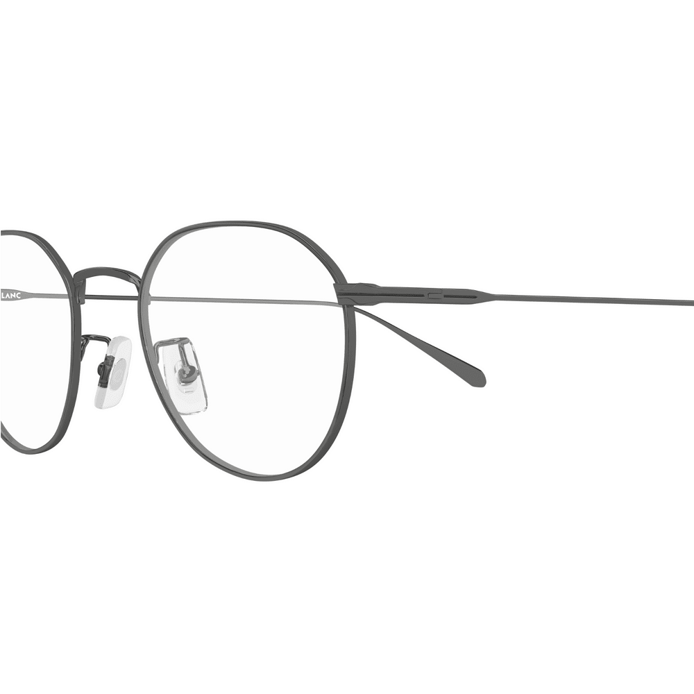 Montblanc MB0476OA Gris Anthracite 003, détail des branches - Les Lunettes de Pauline