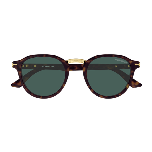 Montblanc MB0515S Écaille 002 de face - Les Lunettes de Pauline