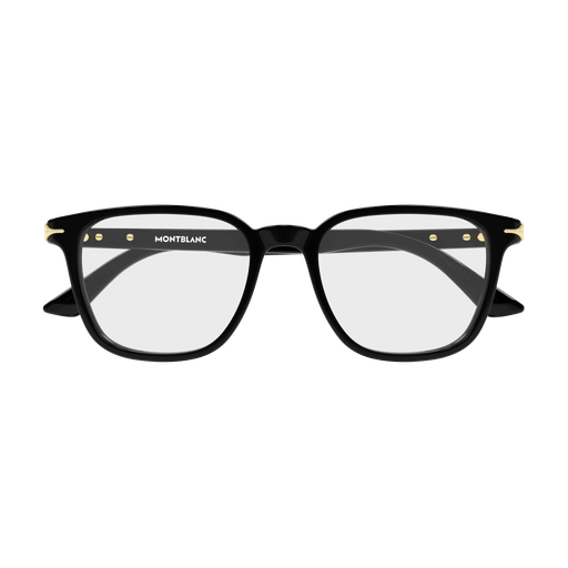 Montblanc MB0517O Noir 001 de face - Les Lunettes de Pauline