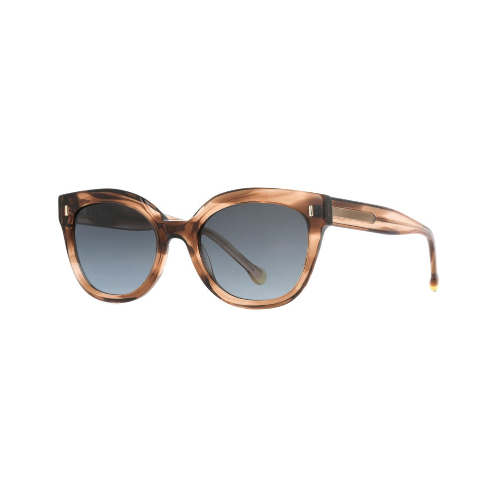 Nuxe Eclat01 Écaille Fumée Marron E587 de trois-quarts - Les Lunettes de Pauline