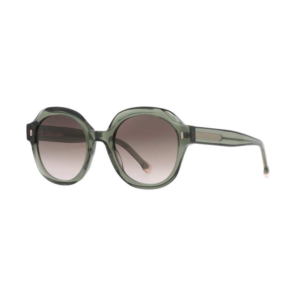 Nuxe Eclat02 Cristal Kaki KA67 de trois-quarts - Les Lunettes de Pauline
