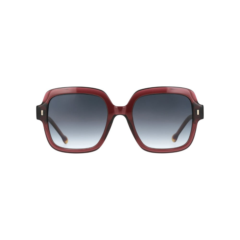 Nuxe Eclat03 Bordeaux Cristal Moyen BX68 de face - Les Lunettes de Pauline